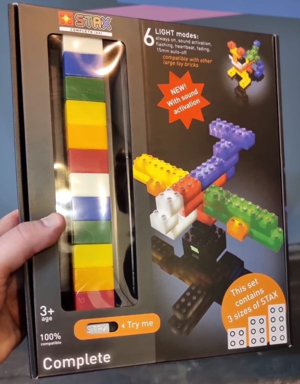 STAX leuchtende Bausteine LEGO-kompatibel